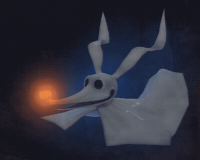 Zero From Nightmare Before Christmas With Long Beak GIF
