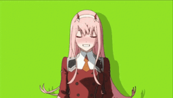 Zero Two Anime Girl Dancing GIF