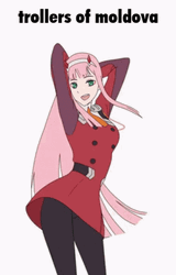 Zero Two Dancing Moldova Trollers  GIF