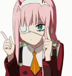 Zero Two Hand Dance GIF
