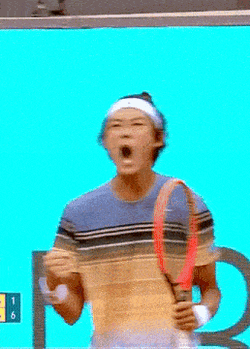 Zhang Zhizhen Tennis GIF