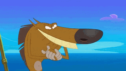 Zig And Sharko Evil Plan Birdman Hand Rub GIF