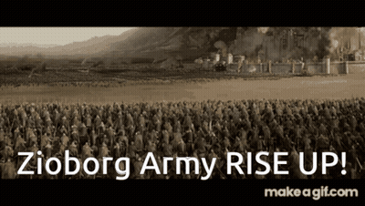 Zioborg Army Rise Up GIF