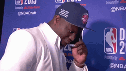 Zion Williamson Draft Day GIF