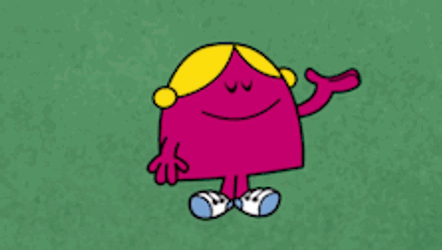 Zip Mouth Little Miss Chatterbox GIF