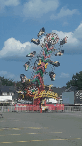Zipper Carnival Ride GIF