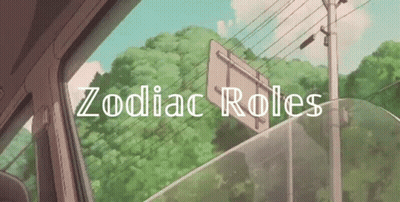 Zodiac Roles Sign GIF