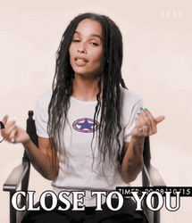Zoë Kravitz Close To You GIF