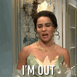 Zoe Kravitz I'm Out GIF
