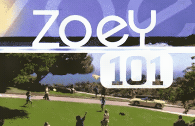 Zoey 101 Poster People Playing In Grass GIF