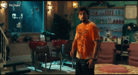 Zohan Chest Tapping GIF