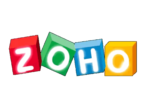 Zoho Logo On Blocks Sticker