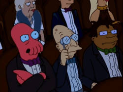 Zoidber In Theater Ridicule Bad Joke GIF