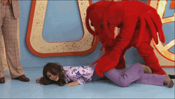  Zoidberg Mascoy Butt Slap Woman GIF