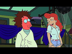 Zoidberg Trying To Impress Lady GIF