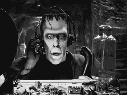 Zombie Calls On Radio GIF
