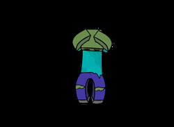 Zombie Minecraft Axolotl GIF