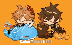 Zongli And Childe Sitting Together GIF