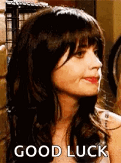 Zooey Deschanel Good Luck New Girl GIF