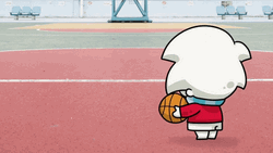 Zoom Background Basketball Cartoon GIF