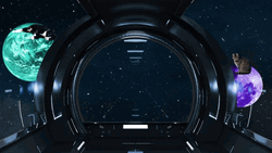 Zoom Background Outer Space GIF