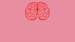 Zoom Background Pink Brain GIF