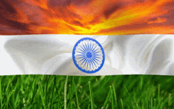 Zoom In Indian Flag GIF