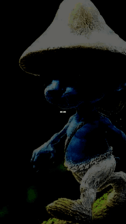Zoom In Smurf Cat Meme GIF
