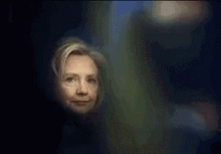 Zooming Out Hillary Clinton GIF