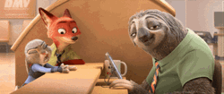 Zootopia Judy Annoyed At Flash GIF