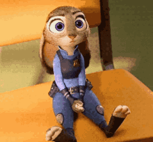 Zootopia Judy Hopps Waiting Rabbit GIF