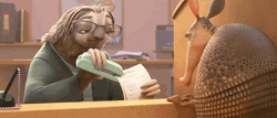 Zootopia Priscilla Working Slowly GIF