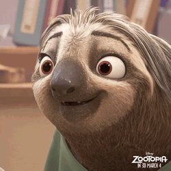 Zootopia Sloth Heart Eyes GIF
