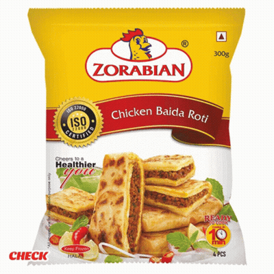 Zorabian Chicken Baida Roti Bag With Rotis GIF
