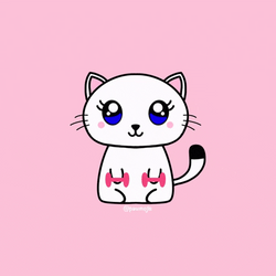 Zottman Curl Cartoon Cat Dumbbells GIF