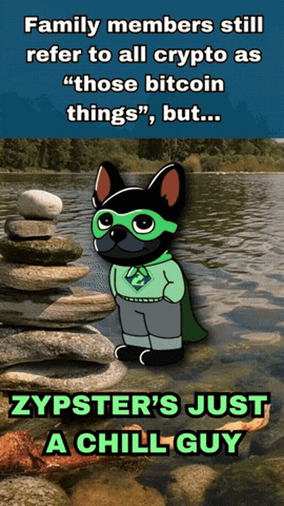 Zypster 'S Just A Chill Guy With A Cartoon Dog GIF