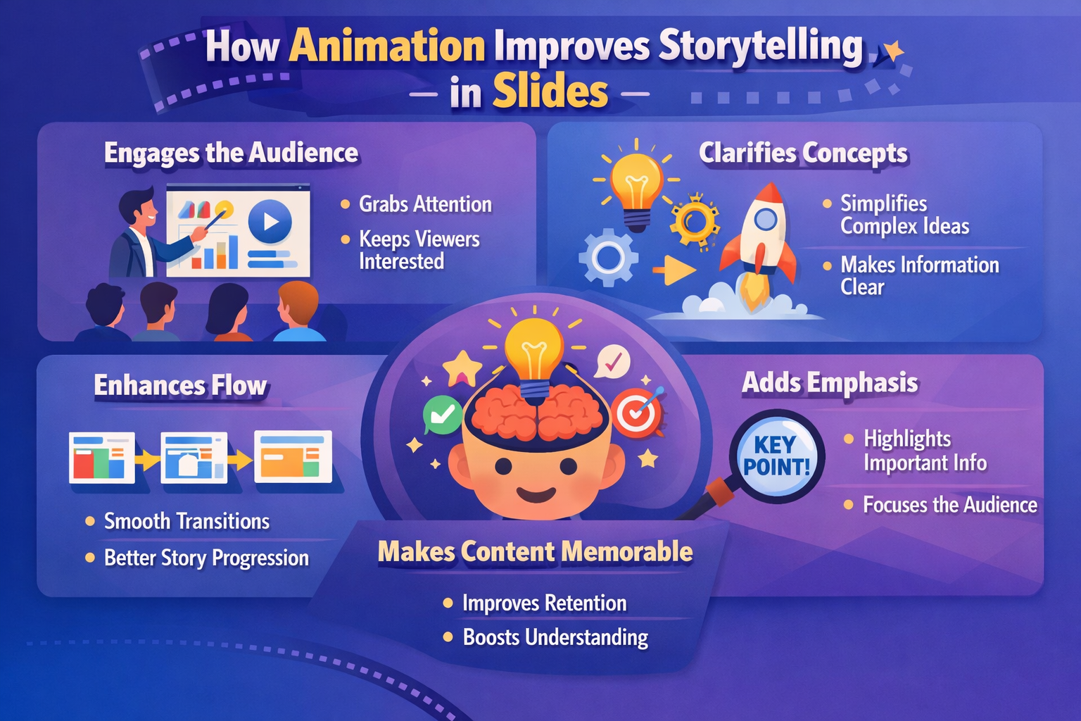 How Animation Improves Storytelling in Slides
