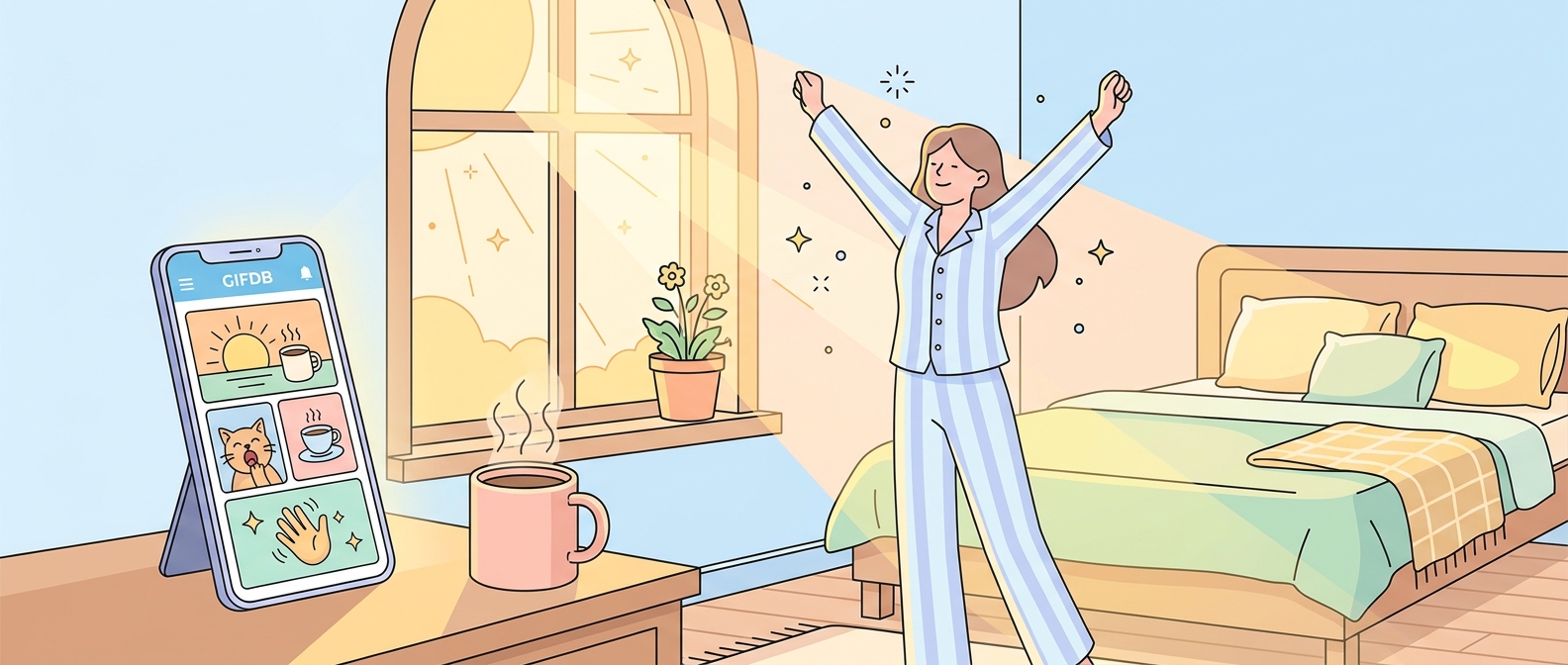 Best Good Morning GIFs to Brighten Someone's Day - illustration