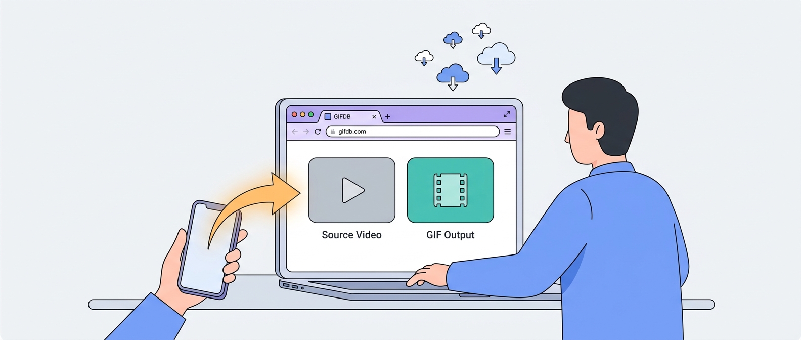Download Videos for GIFs: Tools and Guides - illustration