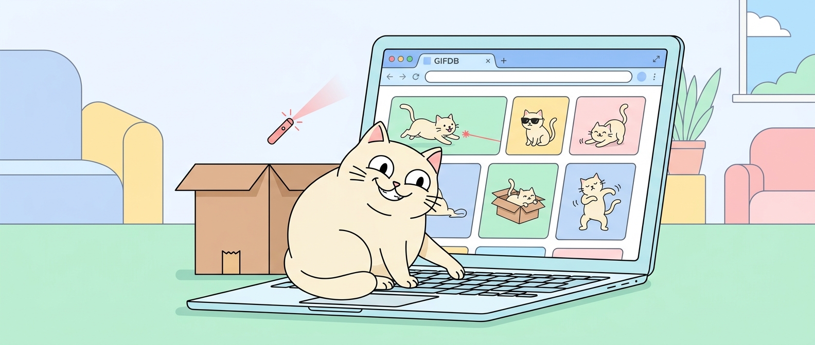Funniest Cat GIFs on the Internet - illustration