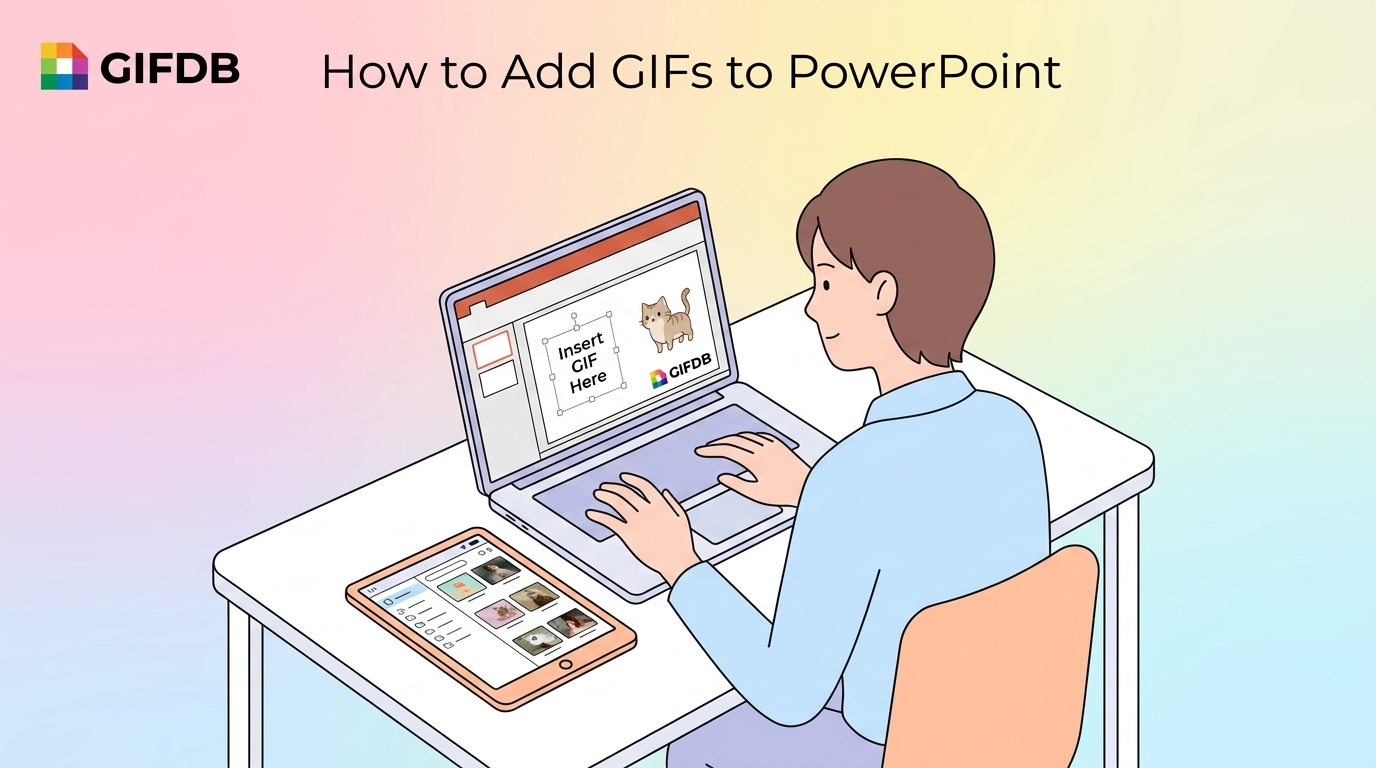 How to Add GIFs to PowerPoint - illustration