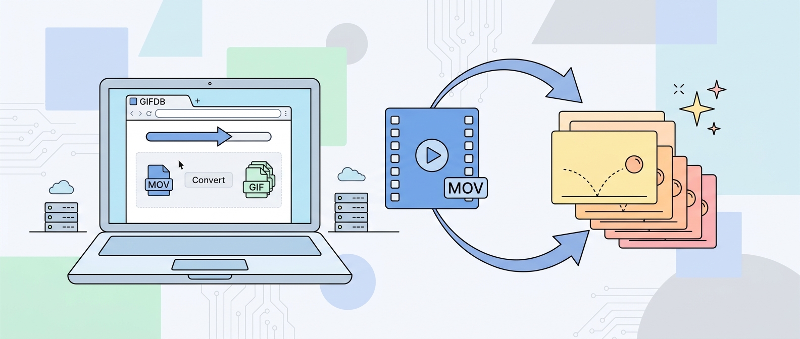 How to Convert MOV to GIF - illustration