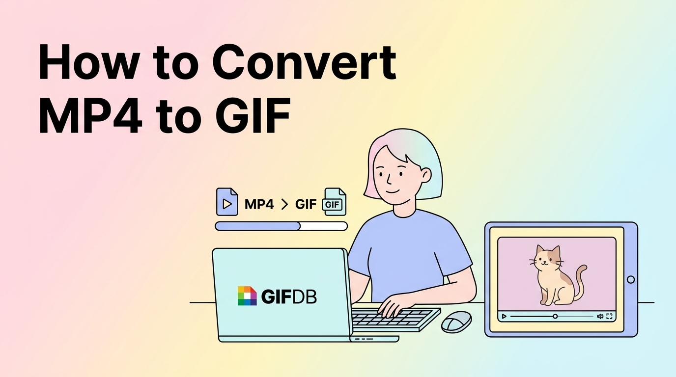 How to Convert MP4 to GIF - illustration