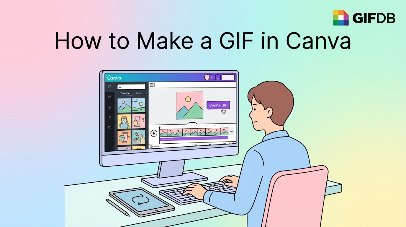 How to Make a GIF in Canva - illustration