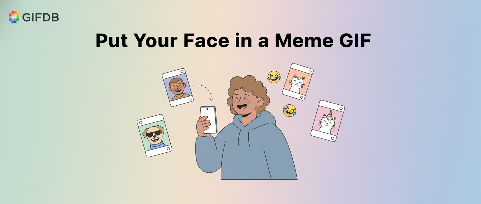 How to Put Your Face in a Meme GIF - illustration