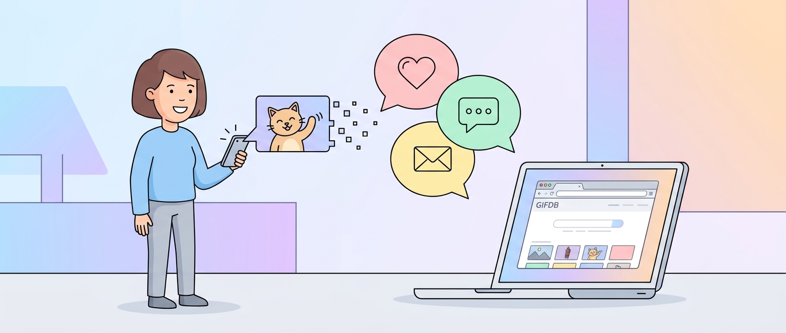 How to Share GIFs: Complete Guide for Every Platform - illustration