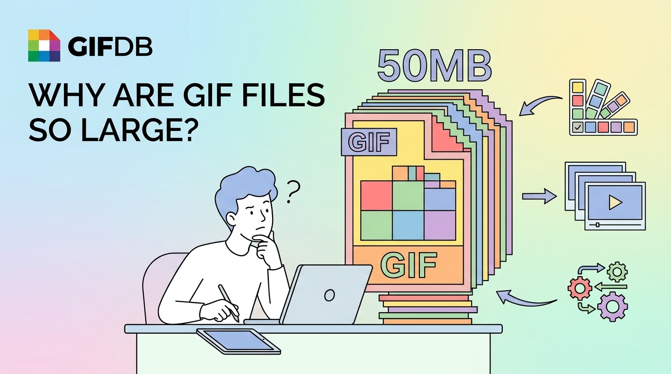 Why Are GIF Files So Large? - illustration